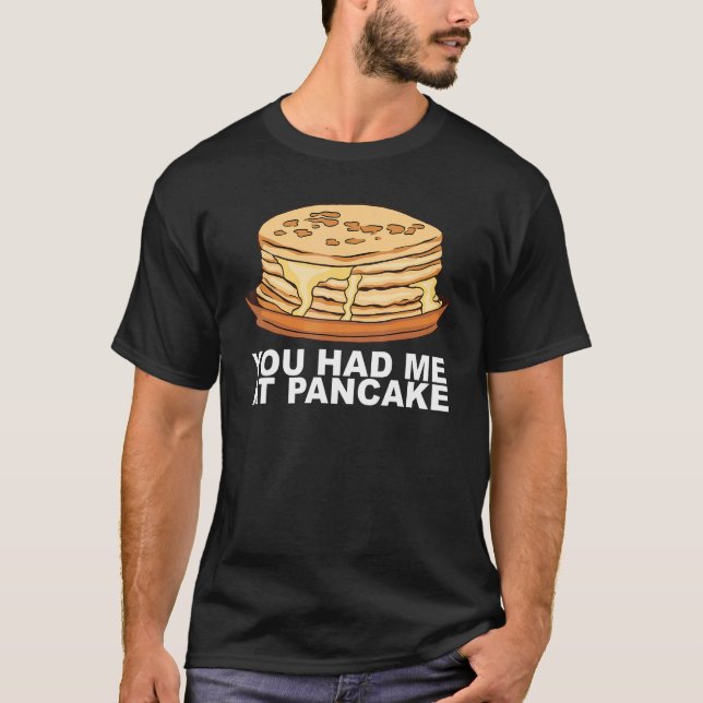 Pancake-frukost för en pankakstillverkare t shirt (Framsida)