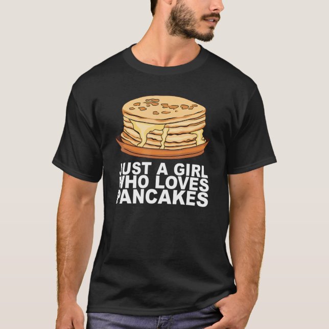 Pancake-frukost för en pankakstillverkare t shirt (Framsida)