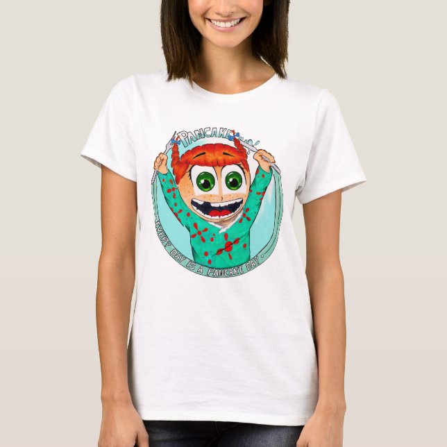 Pancake Girl Tee Shirt (Framsida)