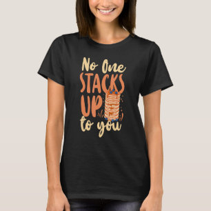Pancake Kids Valentines day ingen staplar upp till T Shirt