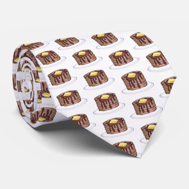 Pancake Kort Stack Flapjack Syrup Butter Foodie Slips (Rullad)