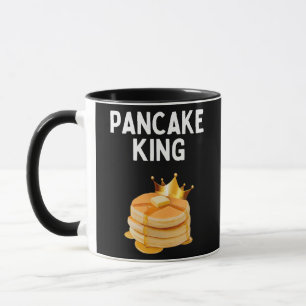 Pancake Kung Funny Pancake Älskare Pancake Kung  Mugg