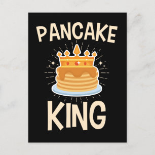 Pancake Kung Vykort