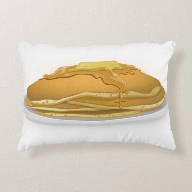 Pancake maple sirap söt prydnadskudde (Framsidan)