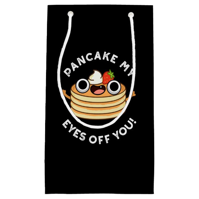 Pancake My Ögon av dig Fung Food Pun Mörk BG (Framsidan)