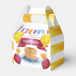 Pancake och Pajamas Birthday Favor Presentaskar