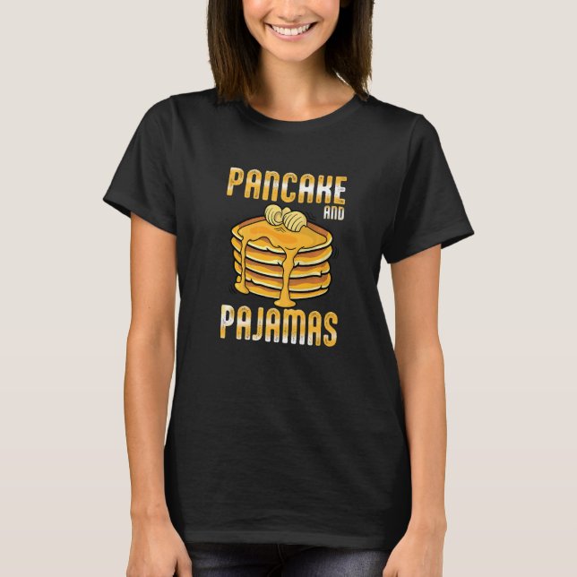 Pancake och Pajamas T Shirt (Framsida)