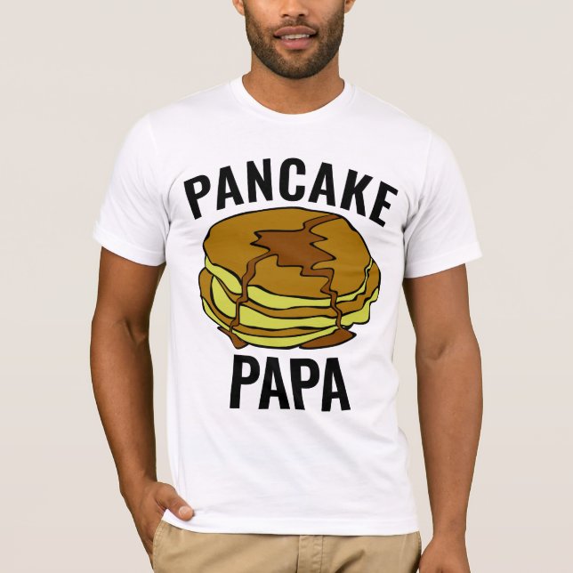 PANCAKE PAPPA PAPPA T-SHIRTS (Framsida)