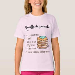 Pancake Pastry Recipe Kids Tonåring Baking T-Shirt