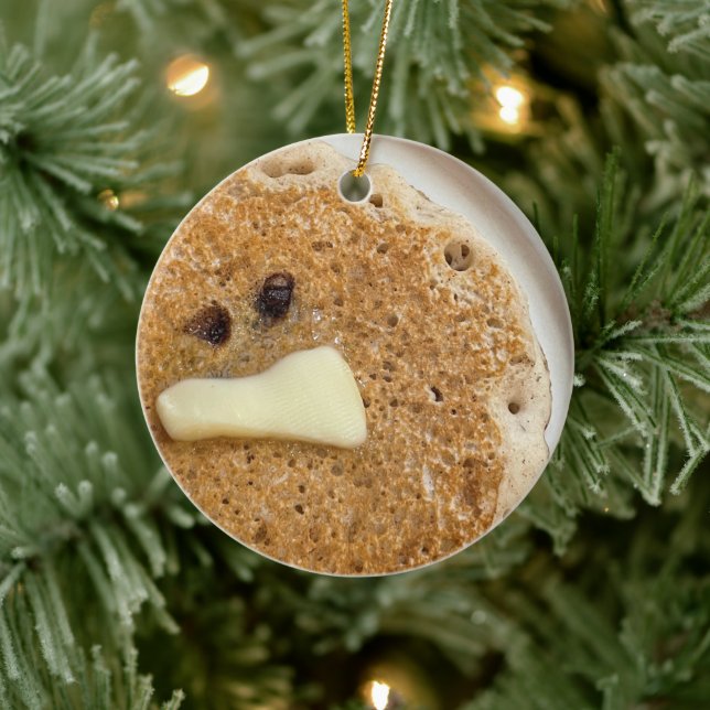 Pancake Photo Ceramic Ornament (Träd)