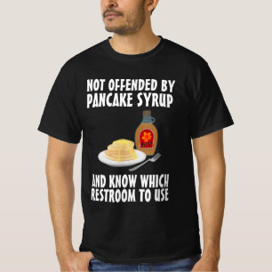 PANCAKE-SYRUP OCH STYMMA KONSERVATIV T-SHIRTS