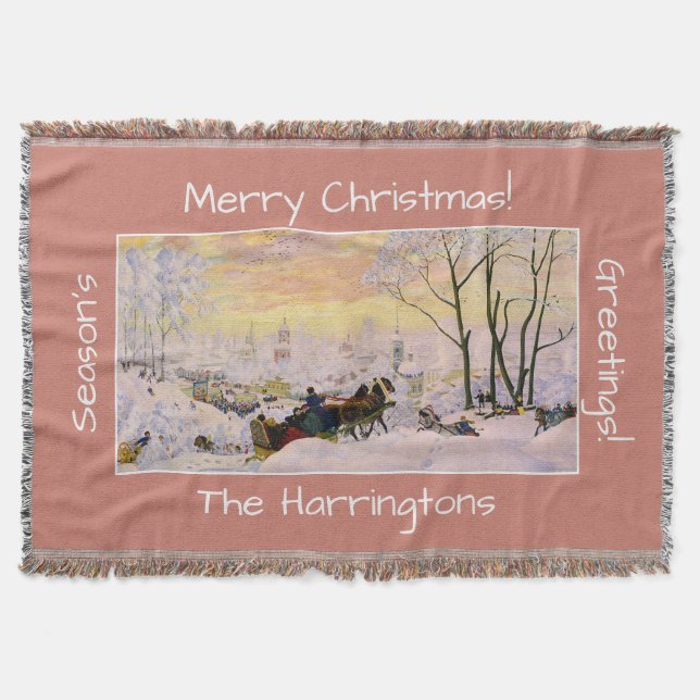 "Pancake Week"-anpassningsbar på bildskärmen kasta Mysfilt (Framsidan)