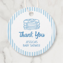 Pancakes and Pajamas Breakfast Boy Baby Shower Gåvor Etiketter