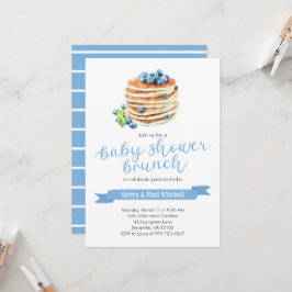 Pancakes Baby Shower Brunch-inbjudan Inbjudningar