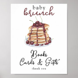 Pancakes Babydusch Bokar, Kort och gåvor Poster