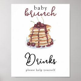 Pancakes Babydusch Drinks Poster