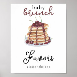 Pancakes Babyduschfavoriter Poster