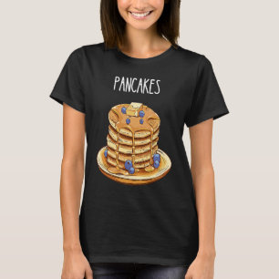 Pancakes Breakfast Sweet Fluffy Food Waffles Eatin T Shirt