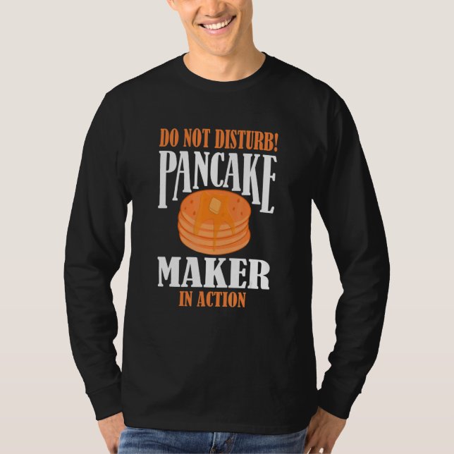 Pancakes Brunch Breakfast Pancake Maker T Shirt (Framsida)