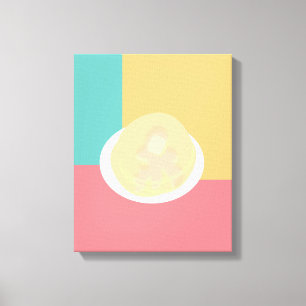 Pancakes Colorful Pop Art Stil Canvastryck