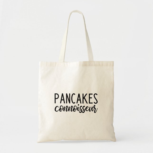 Pancakes connoisseur to bag tygkasse (Framsidan)