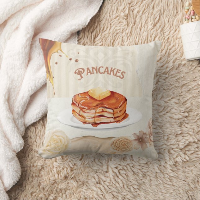 Pancakes cushion dekorativ kudde (Filt)
