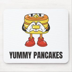 Pancakes Food Kawaii Ansikte Musmatta