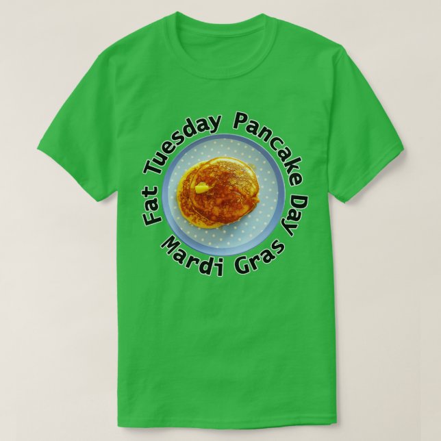 Pancakes för Pancake Day T Shirt (Design framsida)
