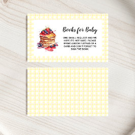 Pancakes Gingham Play Bokar för Baby Tilläggskort
