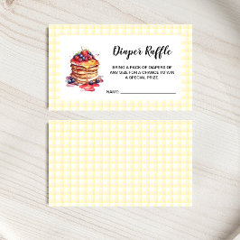 Pancakes Gingham Play Diaper Raffle Tilläggskort