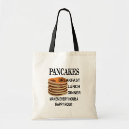 Pancakes gör varje timme i en Lycklig-timmars Pann Tygkasse