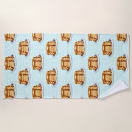 Pancakes med Maple Syrup & Polkadot Mönster