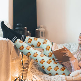 Pancakes med Maple Syrup & Polkadot Mönster Leggings