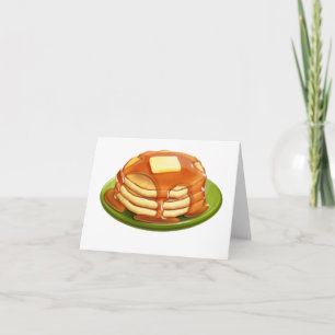 Pancakes Note Note Cards Kort