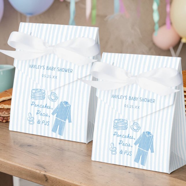 Pancakes, Pacis & PJs Boy Baby Shower Presentaskar (Skapare uppladdad)