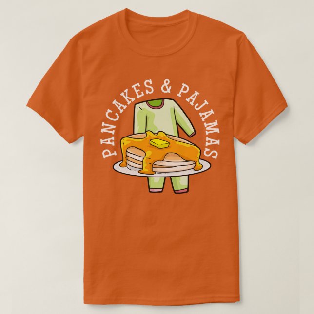Pancakes Pajamas Pajama Party 1 T Shirt (Design framsida)