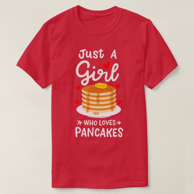 Pancakes Pancake Älskare T Shirt (Design framsida)