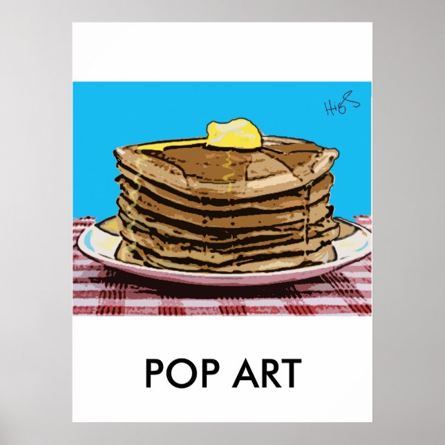 pancakes, POP ART Poster (Framsidan)