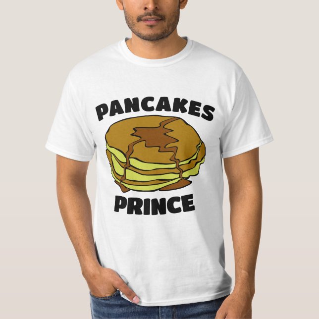PANCAKES PRINCE PAPPA MANAR T-Shirts (Framsida)