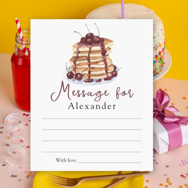 Pancakes Time Capsule-meddelande (Skapare uppladdad)