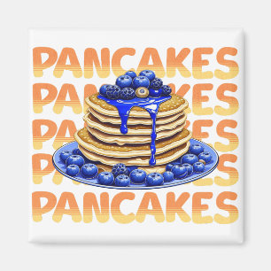 Pancakes Topped with Bluebär Magnet