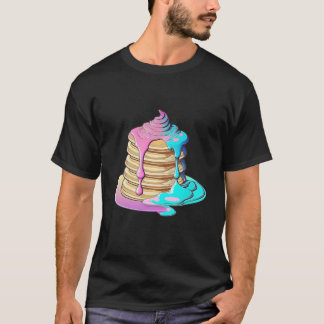 Pancakes Vaporwave Retrowave Aesthetic T Shirt
