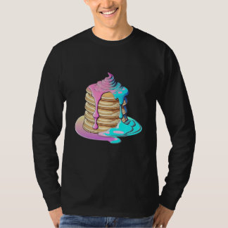 Pancakes Vaporwave Retrowave Aesthetic T Shirt