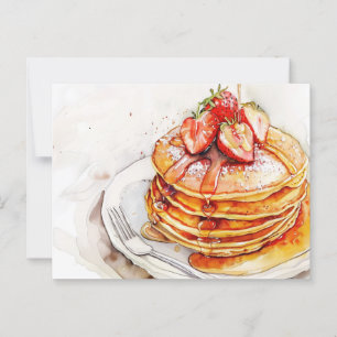 Pancakes Vykort