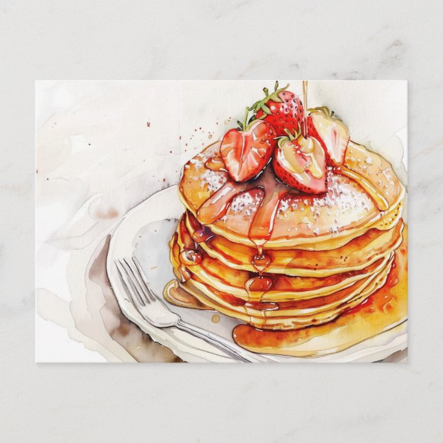 Pancakes Vykort (Framsida)
