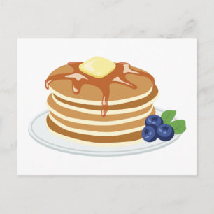 Pancakes Vykort
