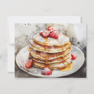 Pancakes Vykort