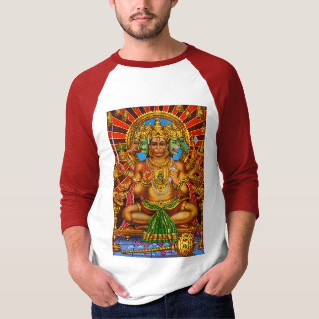 Panchamukha Hanuman T-shirt (Framsida)