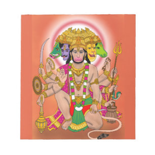 Panchmukhi Hanuman Anteckningsblock