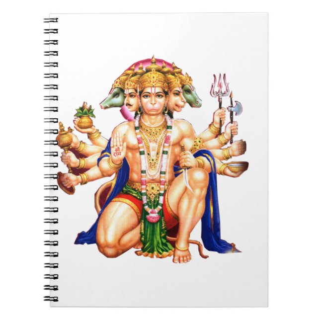 Panchmukhi Hanuman ji Anteckningsbok (Framsidan)